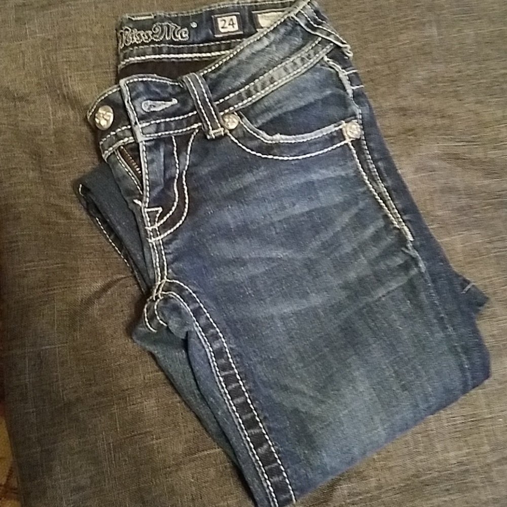 Size 24 Miss Me dark wash jeans